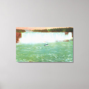 Sicht auf die amerikanischen Fälle Leinwanddruck