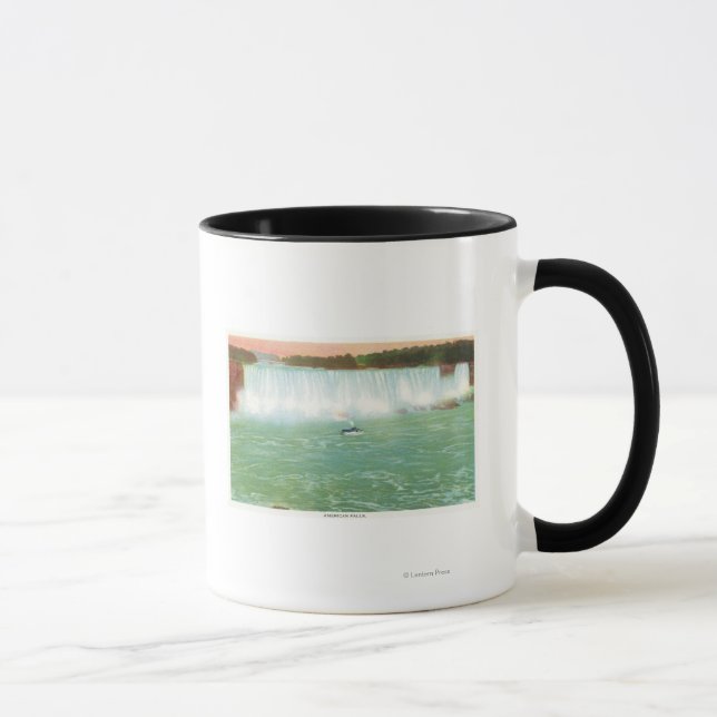 Sicht auf die amerikanischen Fälle Tasse (Rechts)