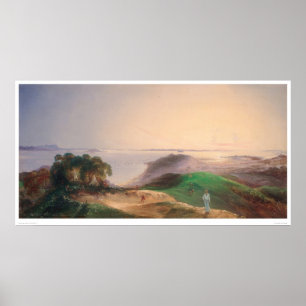 Sicht auf die Bucht von San Francisco (0576A) Poster