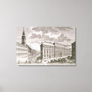 Sicht auf die Dorotheergasse mit den Leinwanddruck