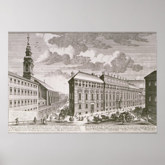 Sicht auf die Dorotheergasse mit den Poster (Vorne)