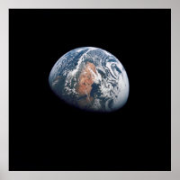Sicht auf die Erde von Apollo 10