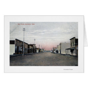 Sicht auf die Hauptstraße