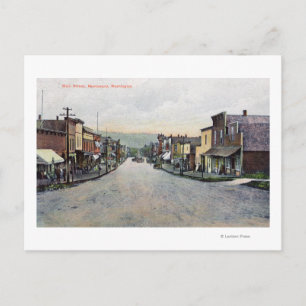 Sicht auf die Hauptstraße 2 Postkarte
