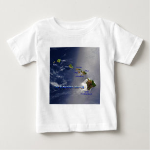 Sicht auf die Hawaiianischen Inseln Baby T-shirt