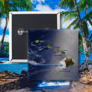 Sicht auf die Hawaiianischen Inseln Button