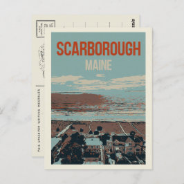 Sicht auf die Küste Scarborough Maine USA Postkarte