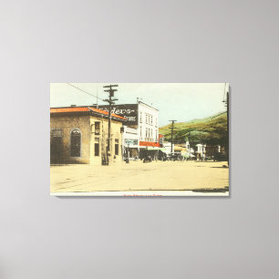 Sicht auf die Main Street Los Gatos, CA 2 Leinwanddruck