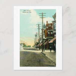Sicht auf die Main StreetMonrovia, CA Postkarte