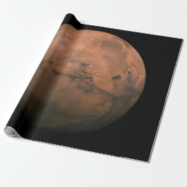 Sicht auf die Mars (Der Rote Planet) Geschenkpapier
