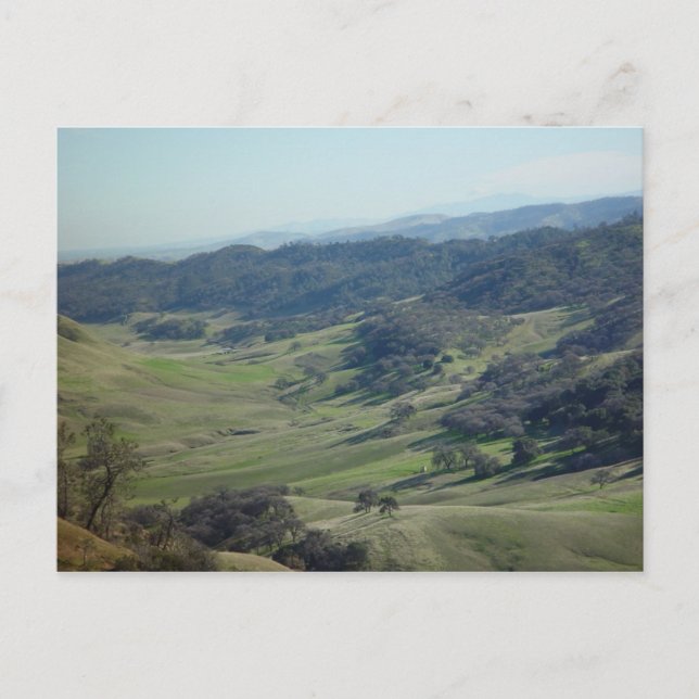 Sicht auf die Minen der schwarzen Diamanten Postkarte (Vorderseite)