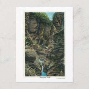 Sicht auf die Minnehaha-Schlucht Postkarte