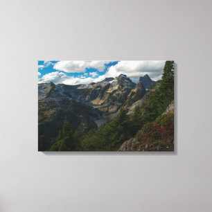 Sicht auf die mittleren und unteren Thornton-Seen Leinwanddruck