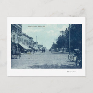 Sicht auf die Montana AvenueBillings, MT Postkarte