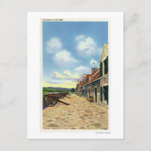 Sicht auf die Südplattform Postkarte