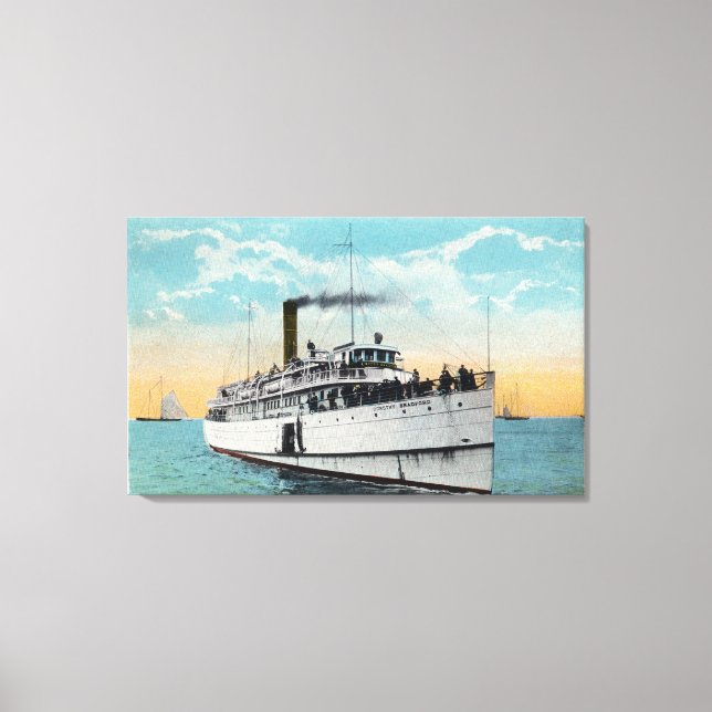 Sicht auf die typischen Sanddünen von Cape Cod Leinwanddruck (Vorderseite)