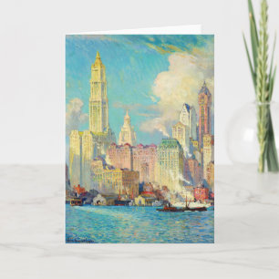 Sicht auf die Wall Street   Colin Campbell Cooper Karte