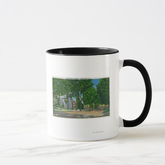 Sicht auf die Washington Street Tasse (Rechts)