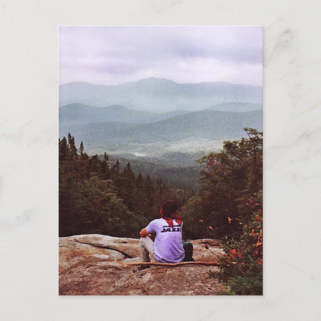 Sicht auf die Wilderness von Pemigewressene Postkarte (Vorderseite)