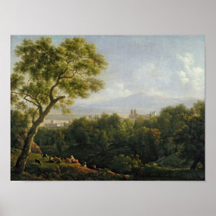 Sicht auf Frascati Poster