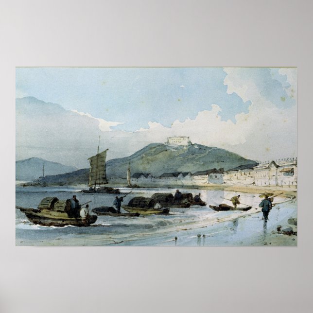 Sicht auf Macau, China Poster (Vorne)