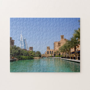 Sicht auf Madinat Jumeirah, Dubai Puzzle