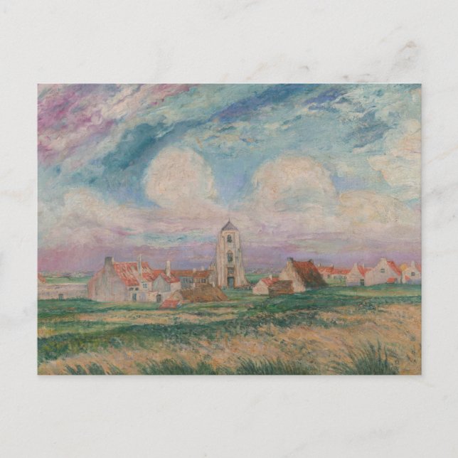 Sicht auf Mariakerke Postkarte (Vorderseite)