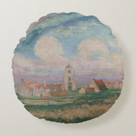 Sicht auf Mariakerke Rundes Kissen