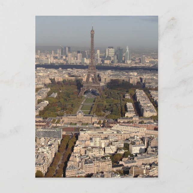 SICHT AUF PARIS POSTKARTE (Vorderseite)