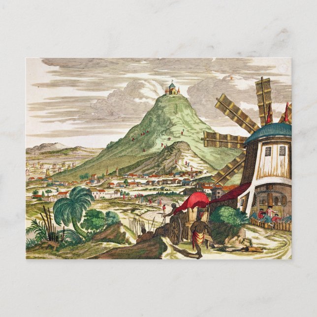 Sicht auf Potosi in Bolivien Postkarte (Vorderseite)