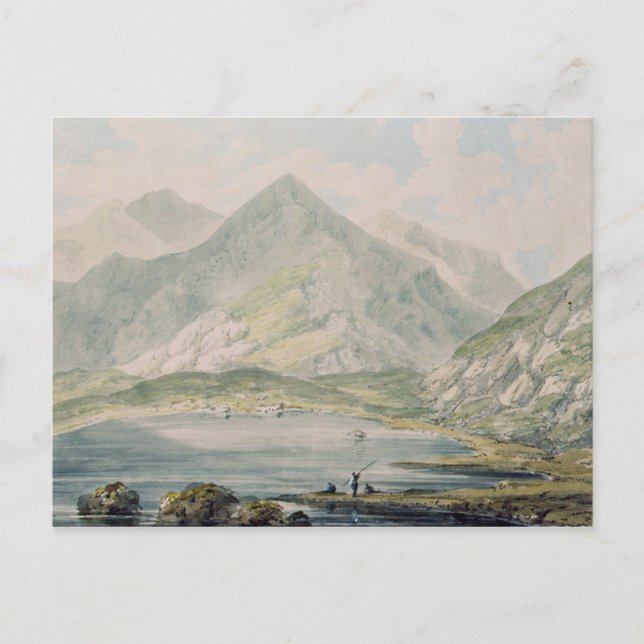 Sicht auf Snowdon Postkarte (Vorderseite)