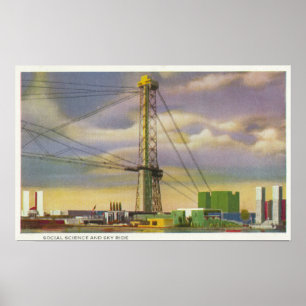 Sicht auf Sozialwissenschaften und Himmelfahrt Poster