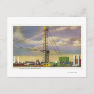 Sicht auf Sozialwissenschaften und Himmelfahrt Postkarte