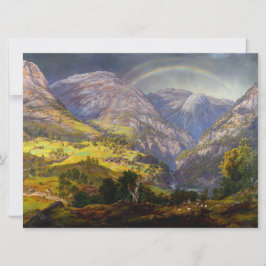 Sicht auf Stalheim in Norwegen Karte