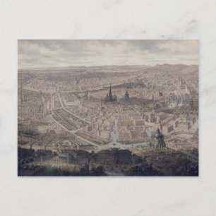 Sicht auf Wien, c.1860 Postkarte