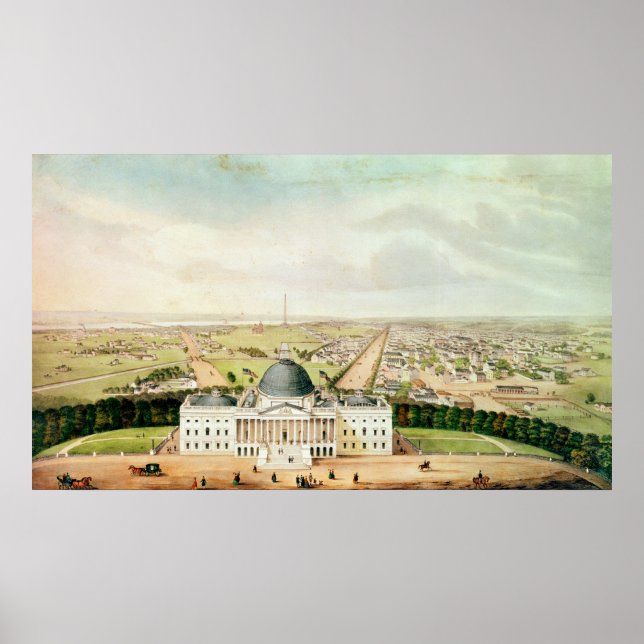 Sicht von Washington Poster (Vorne)