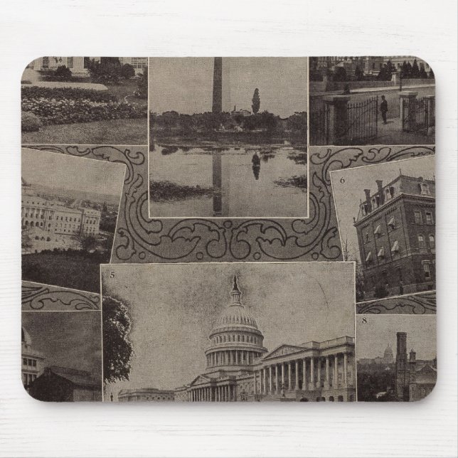Sicht Washington, DC Mousepad (Vorne)
