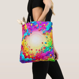 Sichtbare Abstrakte Farbexplosion Art