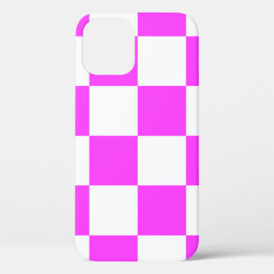Sichtbarer Fliesenhintergrund Weiß und Pinka Case-Mate iPhone Hülle