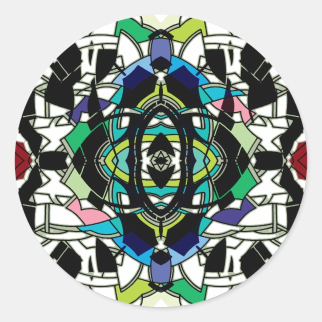 Sichtbares Design Runder Aufkleber (Vorderseite)
