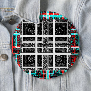 Sichtbares Muster - Art Print Button