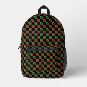 Sichtbares Muster für St. Kitts und Nevis-Flag Bedruckter Rucksack