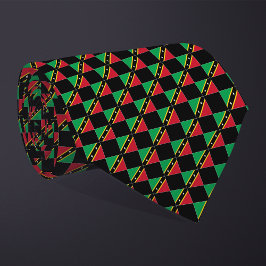 Sichtbares Muster für St. Kitts und Nevis-Flag Krawatte