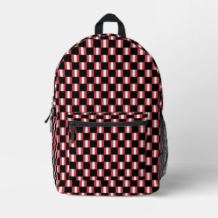 Sichtbares Peru-Flag-Muster Bedruckter Rucksack