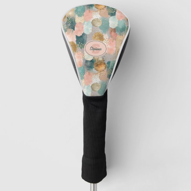 Sichtbares vertikales Pinselmuster (2) Golf Headcover (Vorderseite)