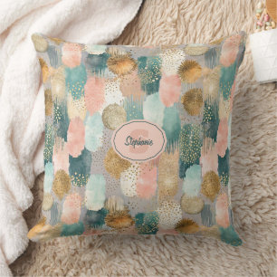 Sichtbares vertikales Pinselmuster (2) Kissen