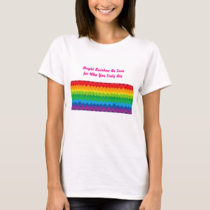 „Sichtbarkeit“ – Ein abstraktes Pride-Muster #1 T-Shirt