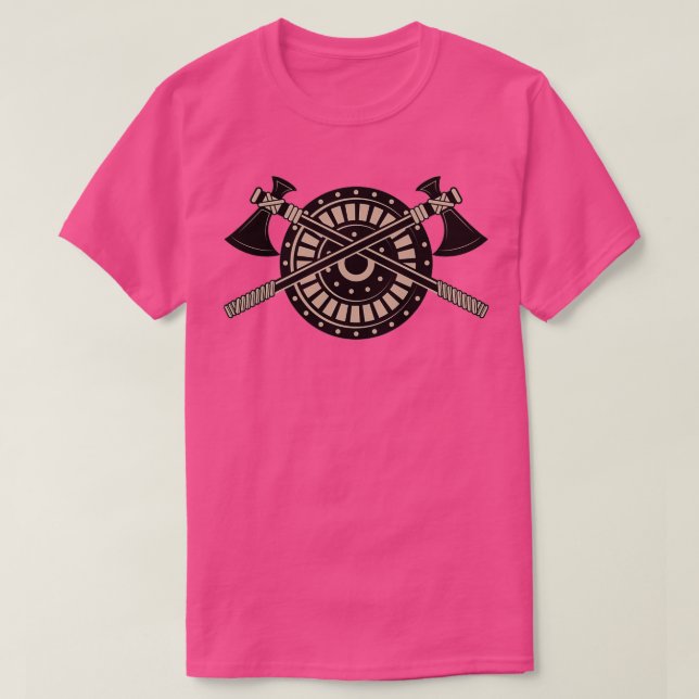 Sichtschutzschild und Achsen 3 T-Shirt (Design vorne)