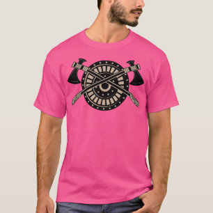 Sichtschutzschild und Achsen 3 T-Shirt