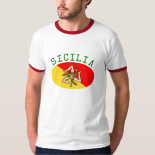 Sicilia Flaggen-T - Shirt